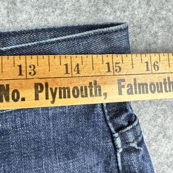 One Teaspoon Jean Shorts Womens 26 Bandits Relaxed Long Rise Button Fly Twisted - Picture 8 of 13